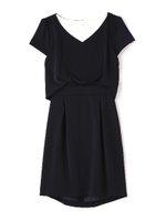 バックレースワンピース/ネイビー(120)