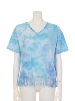 ムラ染めフリンジTS/ORANGE