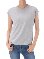 【AZUL by moussy】オーガニックコットンフレンチスリーブプルオーバー/T.GRY