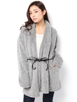 【AZUL by moussy】ボア長袖トッパー/NVY