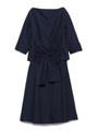 リボンシャツワンピース/NVY