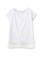 インナータンクトップ付きプルオーバー/ネイビー(093)