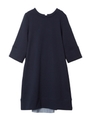 BACK RIBBON DRESS/バーガンディ