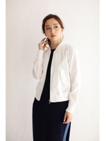 【AZUL by moussy】コットンライトMA1/O/WHT