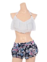 【SweetFlavor】フラワーパール4点セット/ホワイト