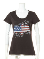 バットマンカントリーTシャツ/Black wash