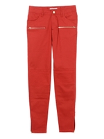 【O】ポイントZIPスキニー/KHAKI