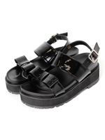 リボンサンダル/シルバー