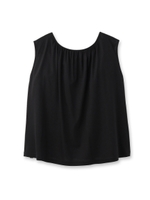 リヨセル天竺ノースリーブカットソー/オレンジ(067)