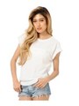 袖フリンジTOP/WHITE