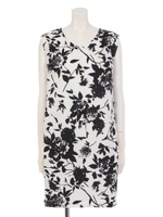 【chille anap】モノトーン花柄ワンピース/BK