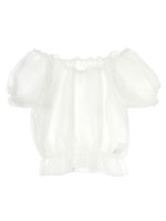 オーガンジーTOPS/ホワイト