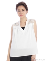 バックレーストップス/ホワイト