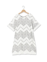 バンダナ柄ワンピース/ネイビー(193)