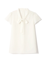 ボウタイブラウス/ホワイト(031)