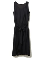 プリーツワンピース/ブラック