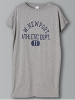 ChampionロゴプリントTシャツワンピース/杢グレー