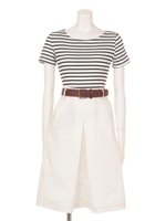 【chille anap】トップス×スカート×ベルト SET/WH