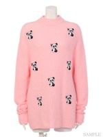 ANARCHY PEPE KNIT ONE-PIECE/BLACK