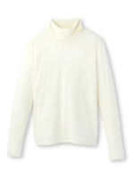 ウールタートルネックプルオーバーニット/オフホワイト(003)