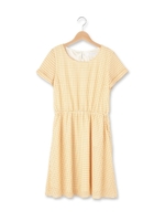 ギンガムチェックワンピース/ブルー(292)