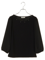 スカラップカラープルオーバー/サックスブルー