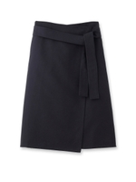 ダブルクロスコットンスカート/サンドベージュ(053)