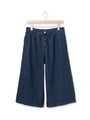 デニムガウチョパンツ/ネイビー(093)