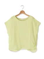 バックリボンフェイクレイヤードブラウス/オフホワイト(003)