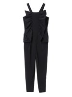 フロントフリルオールインワン/ブラック