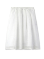 ベルスクエアードビースカート/サックス(090)