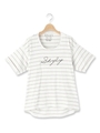 ゆる杢ロゴTシャツ/オレンジ(067)