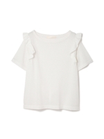 フリルニット/ピンク(091)