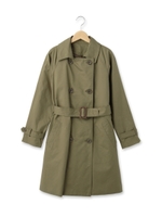 ライナー付きトレンチコート/カーキ(027)