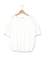 レーヨンドルマンプルオーバー/オフホワイト(003)