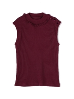 FRILLED HIGH NECK/ブラック(010)