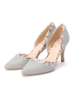 MIXパイソンパンプス/ライトグレー(011)