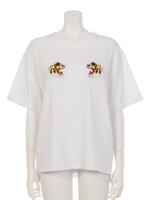 【ANAP】ファンキートラ刺繍BIGTシャツ/WH