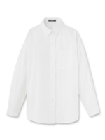 コットンカジュアルシャツ/ホワイト(001)