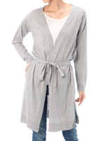 【AZUL ENCANTO】ノーカラーニットコーディガン/T.GRY