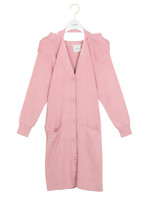 【emmi atelier】ネックドレープカーディガン/GRY