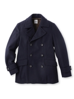 メルトンダブルピーコート/ブルー系(094)