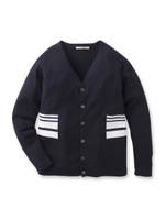 奥山メリヤス カーディガン/ブルー系(094)