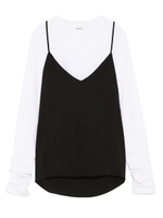 クルーネックプルオーバー付キャミソール/STRIPE