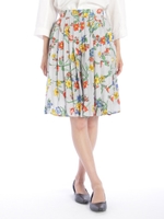 【OUTLET】チューリッププリントパンツ/グレー