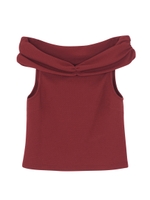 ボリュームカラートップス/WHT