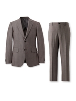 ワイドピッチストライプスーツ/ベージュ(352)