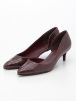 サイドオープンプレーンパンプス/WHITE