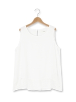 スラブレースシャツ/ホワイト系(002)