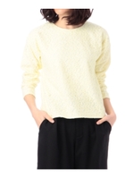 花柄レースプルオーバー/イエロー(032)